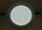 Step Surface Mount 18W+6W Led Panel Light Double Color Round For Meeting Room