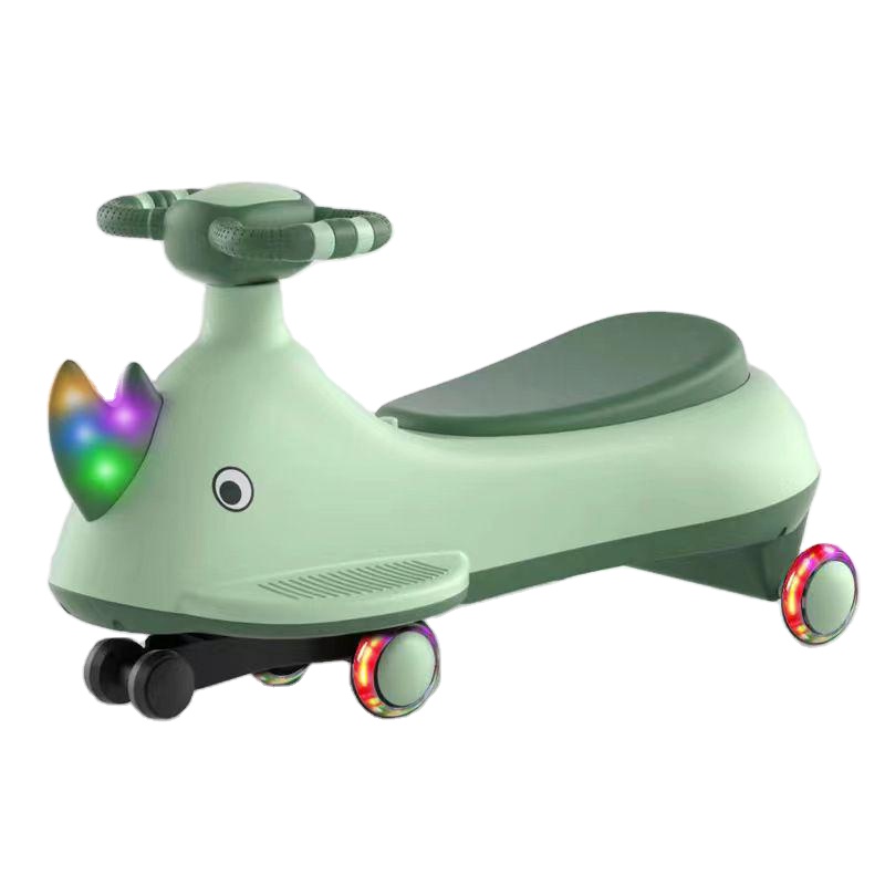 Storage Box Dynamic Music and Lighting Plastic Ride On Car for Kids Balanced Bike