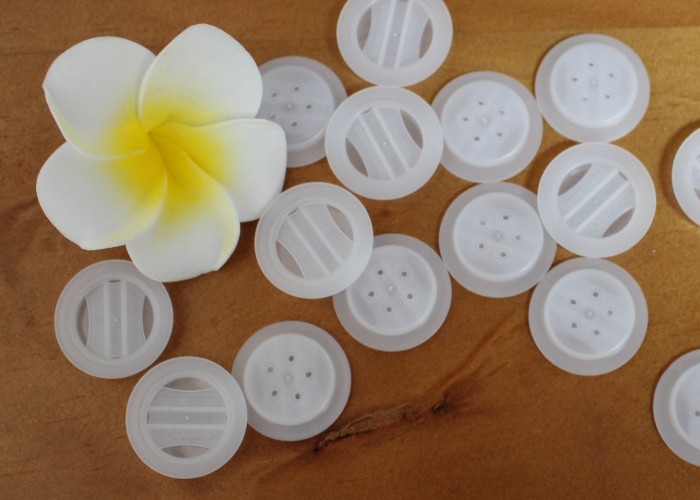 Mini Clear One Way Air Vent Valve Seal Pressed On Paper - Plastics Compound Sacks