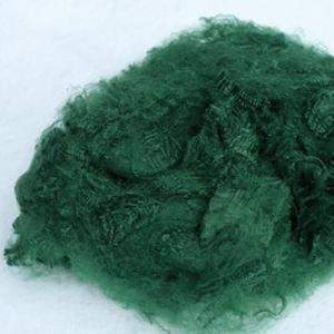 Wholesale 7D Fineness Polypropylene Staple Fiber Green Synthetic Staple Fibres from china suppliers