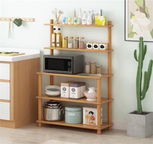 Wholesale MultiFunctional Wood Kitchen Microwave Rack stand 5 Tier from china suppliers