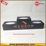 customized illuminated black acrylic MEUKOW Cognac wine led bottle glorifier