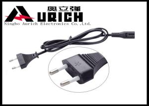 Wholesale 2 Pin AC Plug European Power Cord , PVC Insulation European Extension Cable from china suppliers