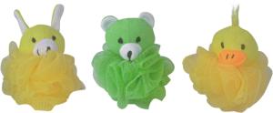Wholesale Colorful Shower Mesh Bath Pouf Body Sponge Scrubber / Animal Bath Sponge from china suppliers