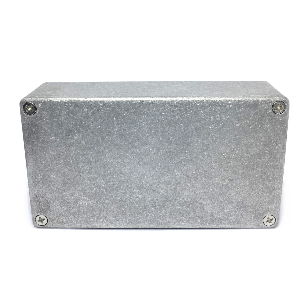 Unfinished Natural Aluminum 125B Pressure Cast Aluminum Electrical Enclosures Metal Box Mammoth Model for Effect Pedal