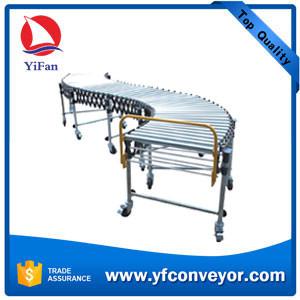 China Flexible Expandable Gravity Zinc Plated Steel Roller Conveyor on sale