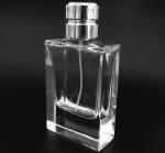 Clear High Cap Glass Aluminum Empty Perfume Spray Bottle 50ml