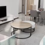 Support customization Modern Small Tea Table Simple Fashion Style Wooden Panel