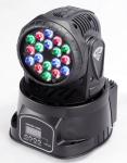 18 Pcs 3W Led Moving Head Wash Light DMX mode 150 watt RGBW Moving Head Dj