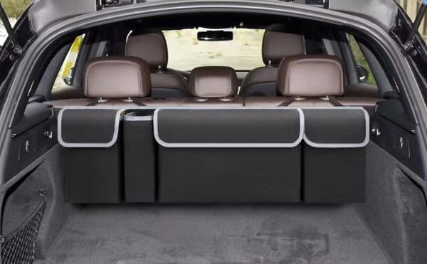 Premier SUV Truck 4 Pockets 2 Mesh Pouches Car Trunk Hanging Back Seat Storage