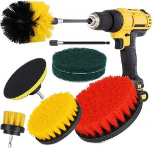 China 8pcs Drill Cleaning Brush Set Scrubber 3.5in Cleaning Bathroom on sale