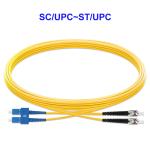 SC UPC ST UPC Fiber Cable Single Mode Communication Application
