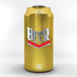 BPA Free Aluminum Empty 473ml 16oz Beer Can 157mm Height
