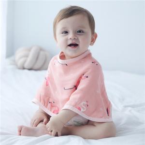 China Baby Personalized Burp Cloths / Terry Cloth Bibs For Toddlers Soft Feeling on sale