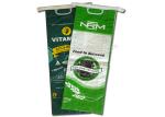 PP Woven Laminated Animal Feed Bags , 15kg Empty Feed Bags Double Stitched