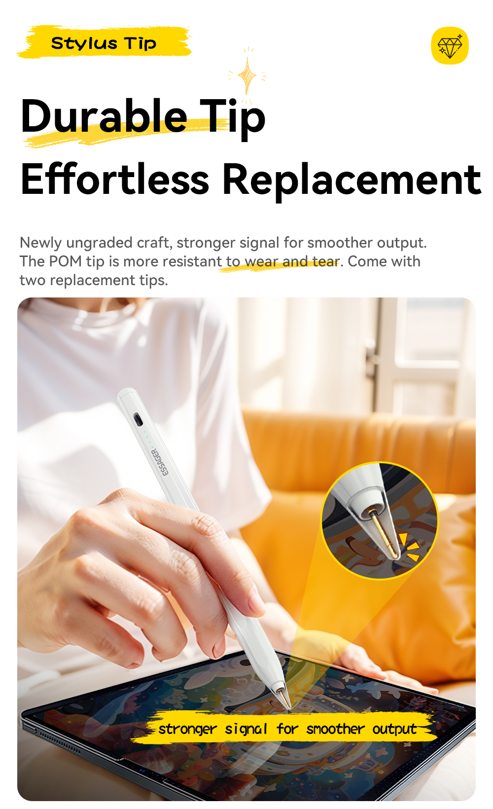 ESSAGER ES-DRB03 Series Magnetic Capacitive Touch Pen