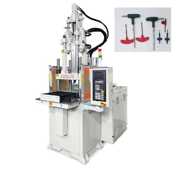 Allen Wrench Screwdriver Making 85Ton Vertical Injection Molding Machine With Single Slide