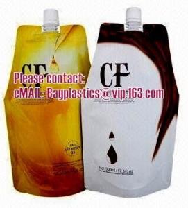 Wholesale FDA approved stand up clear liquid spout pouch/Wine bag with spout tap,Spouted breastmilk storage bags BAGEASE BAGPLASTI from china suppliers