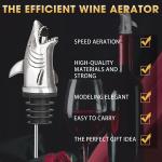 Custom Animal Metal Wine Pourer With Zinc Alloy Stainless Steel Material