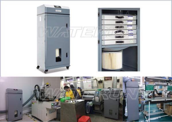 Electronic Soldering Laser Fume Extractor , Cartridge Filter Exhaust Fume