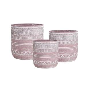 Wholesale Flower / Green Plant Glass Reinforced Concrete Plant Containers With Drainage Holes from china suppliers