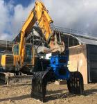 Hot Sale 6-10 Ton Excavator Sorting Grab Metal Scrap Hydraulic Stone Square