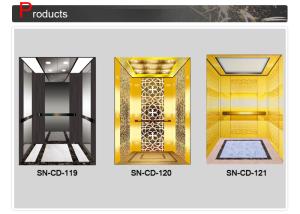 Wholesale Stainless Steel Frame Cabin With Acrylic Lighting Panel For Passenger Elevator Lift from china suppliers