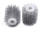 Portable Industrial Polishing Brushes , Abrasive Nylon Wire Brush Roller