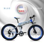 48v 10AH Fat Tire Electric Bike , Foldable Electric Bicycle With Hidden Battery