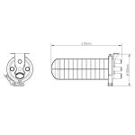 Vertical Type Optical Fiber Splice Closure Equipped With Air - Core