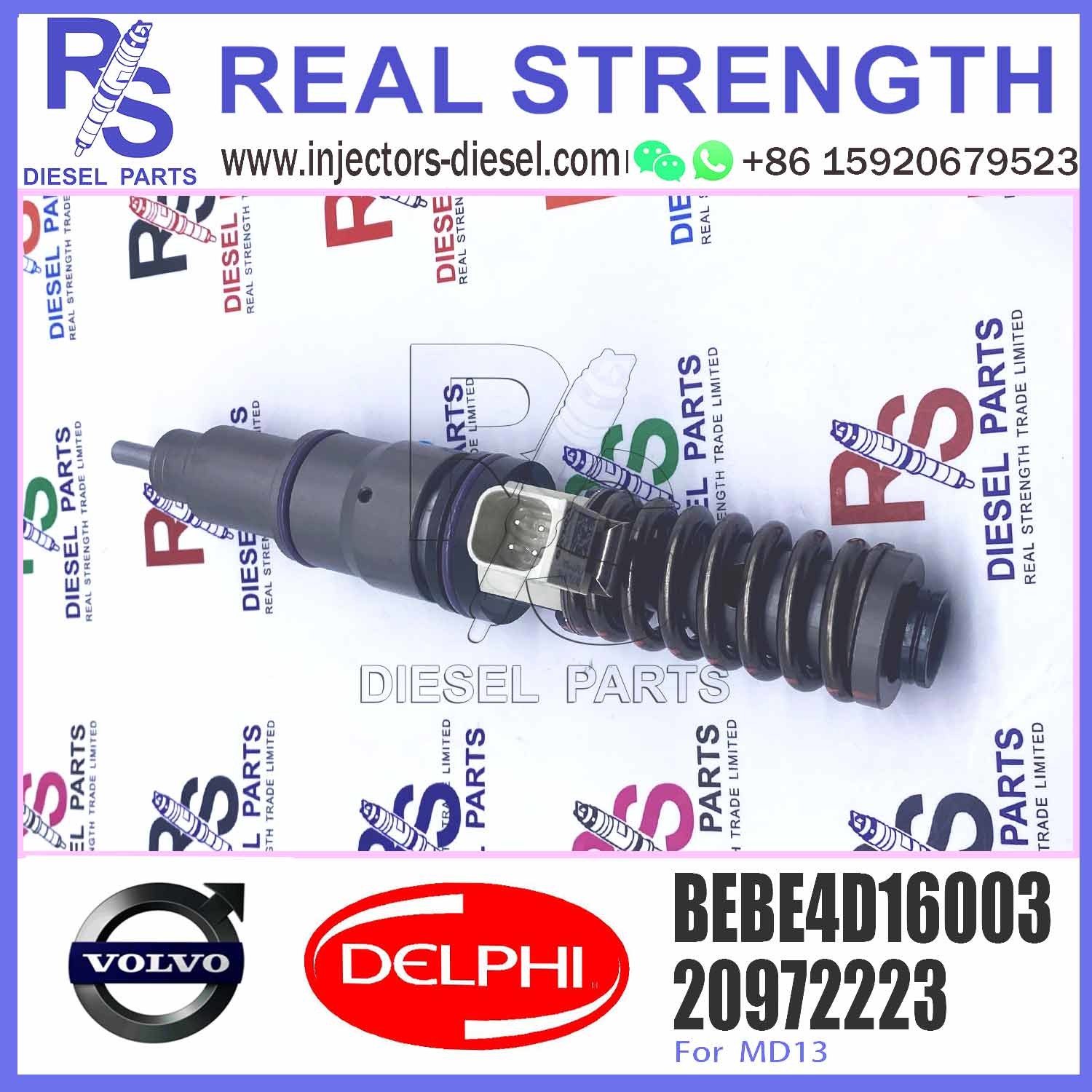 High Performance Diesel Fuel Injector 20972223 Electric Control Injector BEBE4D16003 BEBE4D08003 For V-O-L-V MD13
