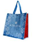 Recyclable ATHLETA 120gsm PP Woven Shopping Bags customized design