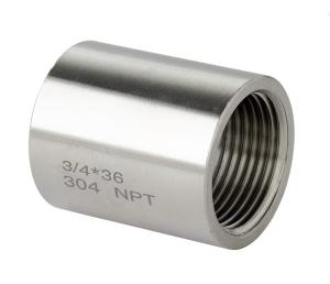 Wholesale Stainless Steel 304 Pipe Coupling Fitting 3/4&quot; x 3/4&quot; Female Coupler Connector Adapter from china suppliers