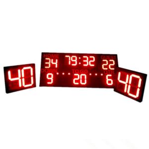 Wholesale Multi - Function Sports LED Football Scoreboard With Shot Clock CE / RoHS Approved from china suppliers