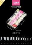 Professional ABS Full Cover Gel Artificial Nail Long Square Press On Nails For