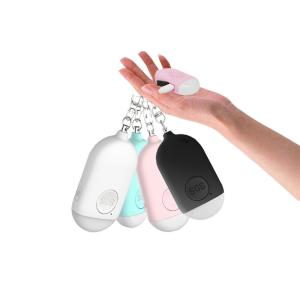 Wholesale keychain perosnal self defense 130db Rechargeable Self Defense Siren With LED light from china suppliers