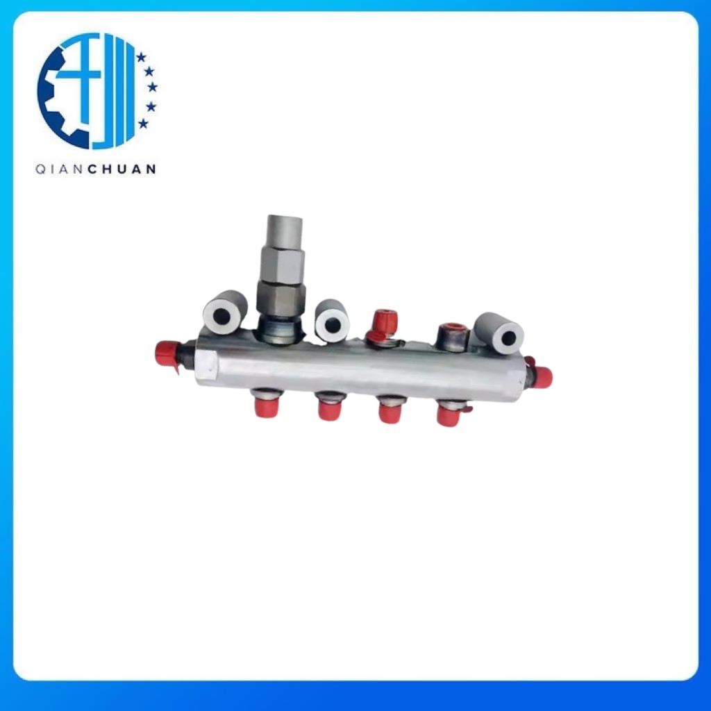 Fuel Common Rail 438-3416 For C6.4 Engine E320D Excavator Engine Parts