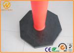1150Mm Height Plastic Traffic Delineator Post T Top Bollards 6kgs Or 8kgs Black