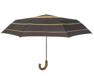 Wholesale Manual Open Wooden J Handle 190T Polyester Foldable Umbrella from china suppliers