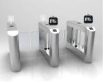 Facial Recognition Gate Access Control Systems Temperature Measuring Turnstile