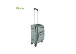 Snow Flake Soft Sided Polyester Luggage with Flight Wheels