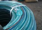 Large Diameter PVC Spiral Steel Wire Reinforced Hose Flexible Anti Abrasion