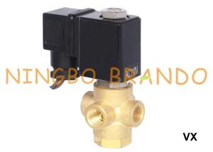 Wholesale 1/8'' 1/4'' 3 Way Brass Solenoid Valve Normally Open 12V 24V 110V 220V from china suppliers
