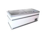 Static Cooling Commercial Display Freezer , Glass Door Ice Cream Display