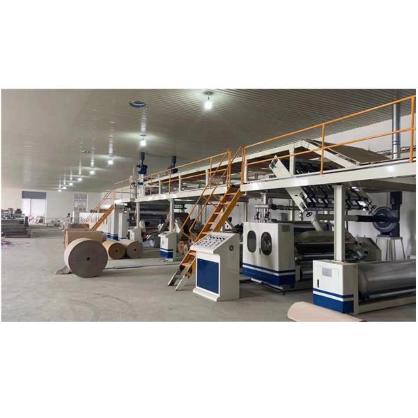 4500 KG Capacity 3 Ply Corrugated Cardboard Production with Main Driving Motor