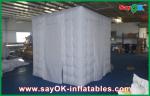 Photo Booth Wedding Props Huge Inflatable Cube Photo Booth Enclosure White 210 D