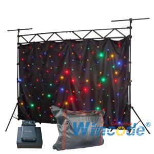 Wholesale Fabric Soft Cloth Flexible Led Curtain Colorful Sound Active For Party / KTV from china suppliers