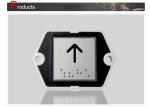Rhombus Elevator Up Button 50ma Current / Braille Lift Buttons