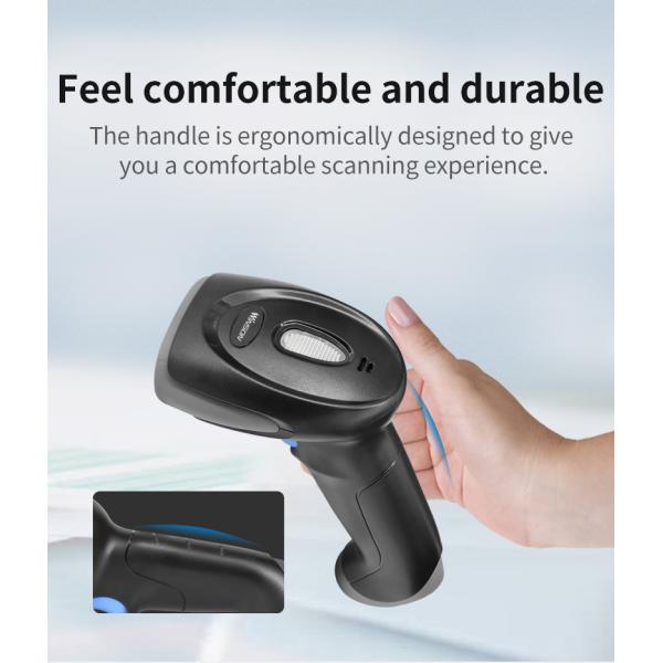 Handheld Portable 1D 2D Laser Barcode Scanner WiFi Wireless Data Collector Android Inventory Data Import/Export Stock