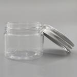 50ml Body Scrub Bath Salt Plastic Clear Cosmetic Jars